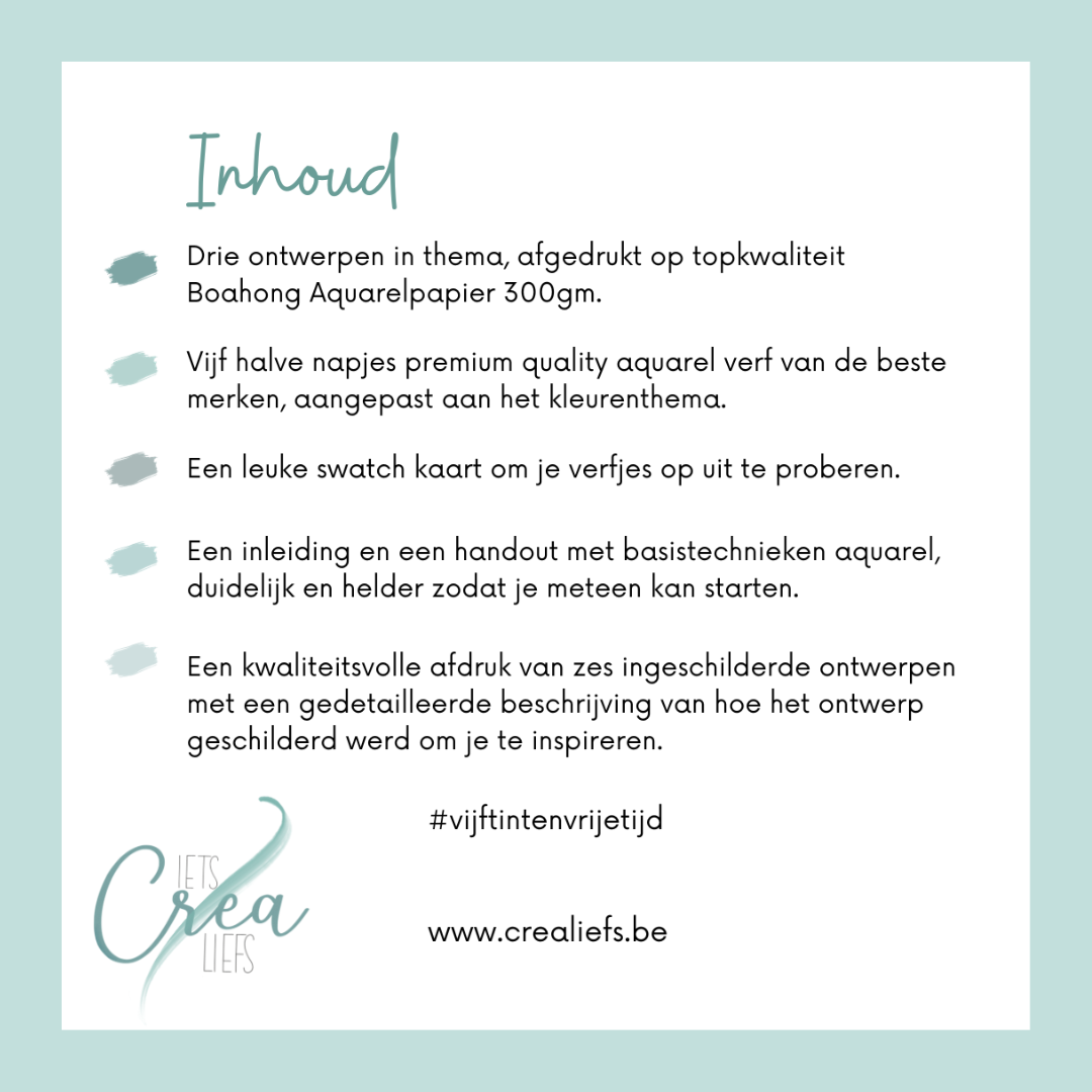 Schilderset - Vijf Tinten Vrije Tijd - Wings