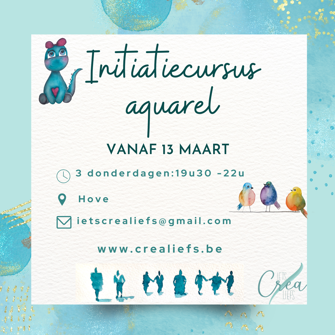 Initiatiecursus Aquarel - Vanaf 13 maart