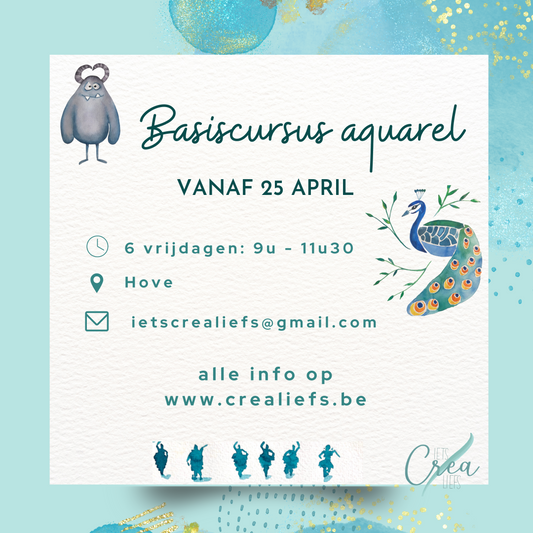 Basiscursus aquarel - Vanaf 5 september