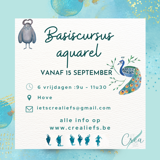 Basiscursus aquarel - Vanaf 15 september