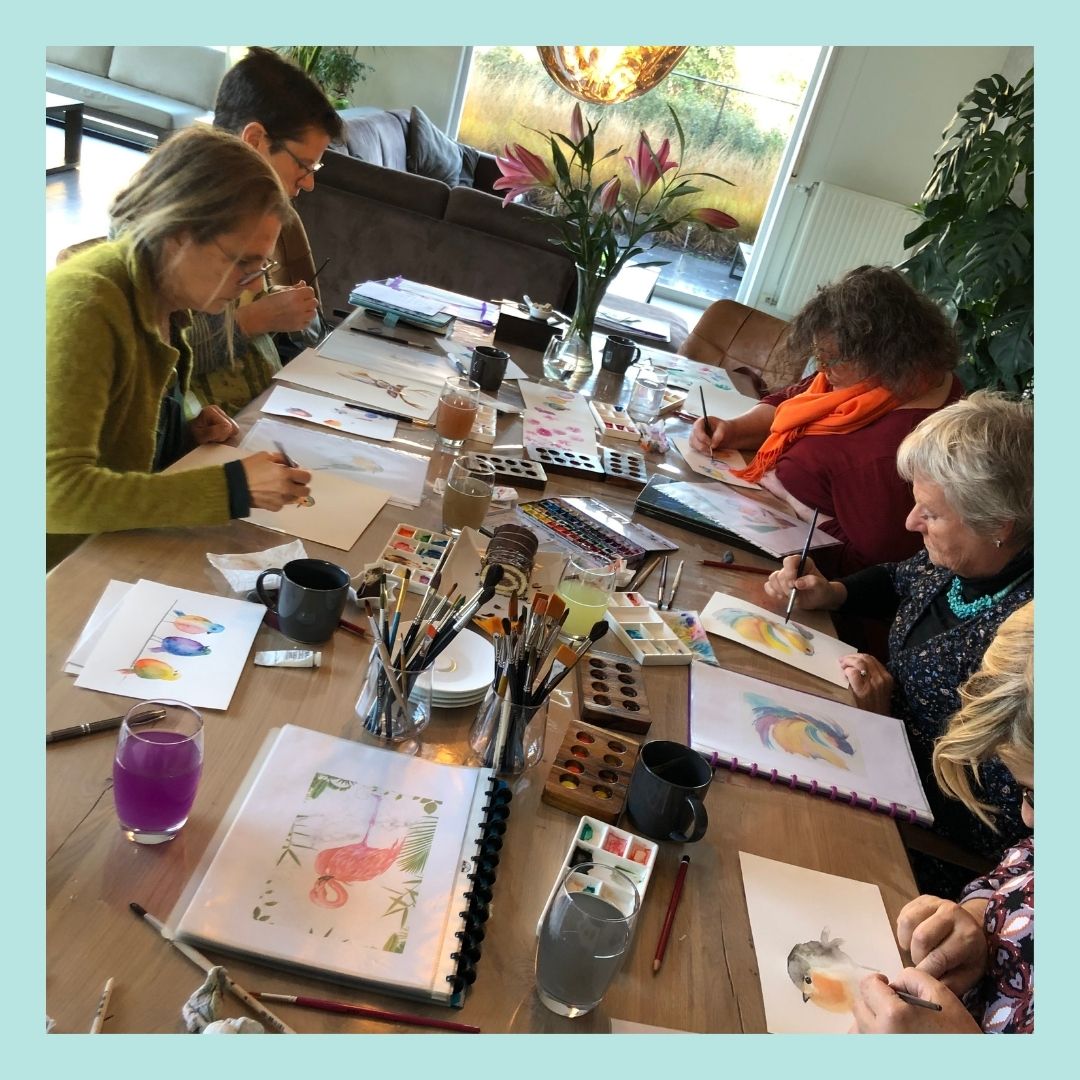 Basiscursus aquarel (vervolg)- Vanaf 9 januari